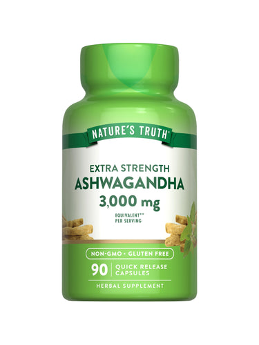 Ashwagandha 3000 mg | Extra Strength Capsules