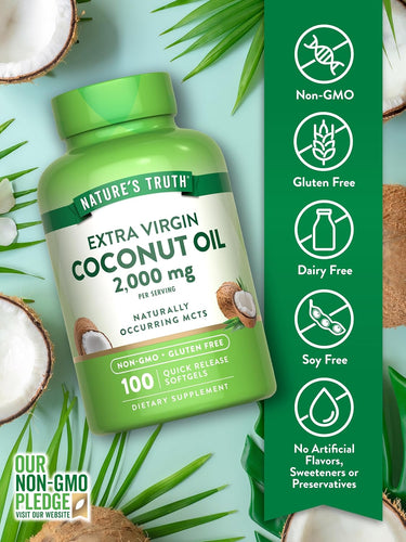 Extra Virgin Coconut Oil 2000 mg