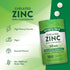 Chelated Zinc Gluconate supplement, 50 mg, 100 tablets in a bottle.