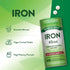 Product highlights graphic stating Essential Mineral, Vegan Coated, High Potency, Supports Red Blood Cell Production, Non-GMO, Gluten Free, Vegan.