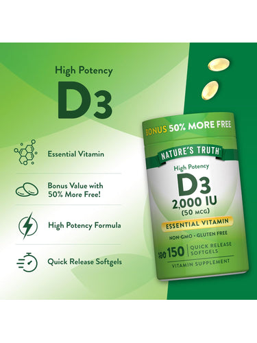 Vitamin D3 2000 IU (50 µg)