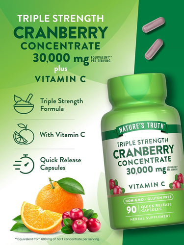 Cranberry Concentrate 30,000 mg with Vitamin C