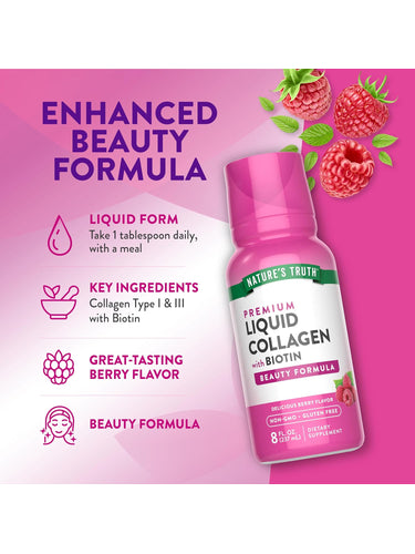 Collagen Peptides Liquid | Berry Flavor