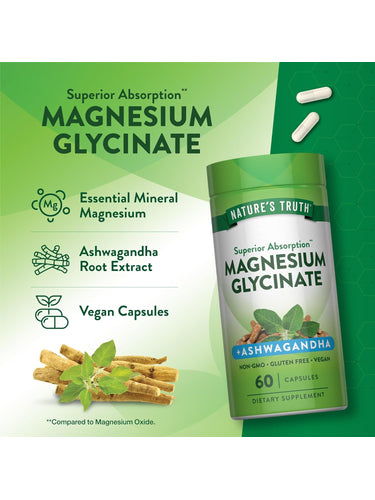 Magnesio Glicinato con Ashwagandha
