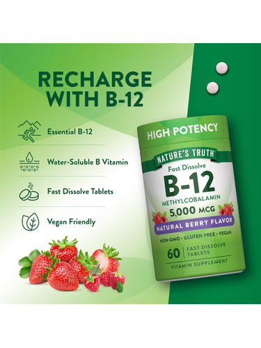 Vitamin B-12 5000 mcg Methylcobalamin