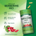 Product highlights graphic stating Advanced Berberine HCI, Advanced Formula, Berberine Derived From Barberry, Vegan Capsules.