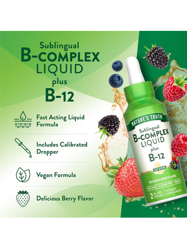 Vitamin B Complex Liquid | Berry Flavor