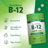 Timed Release B-12 1,000 MCG High Potency bottle with 75 tablets, shown with two tablets beside it.