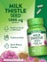 Nature's Truth Milk Thistle 1,000 mg Equivalent, 100 Quick Release Capsules. Non-GMO, Gluten Free, with no harsh smell.