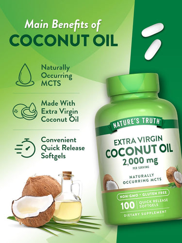 Extra Virgin Coconut Oil 2000 mg