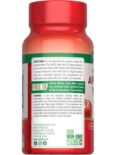 Apple Cider Vinegar 1200 mg | Vegan