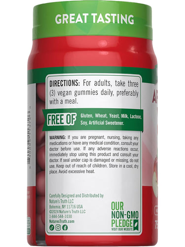 Vinagre de Sidra de Manzana 600 mg