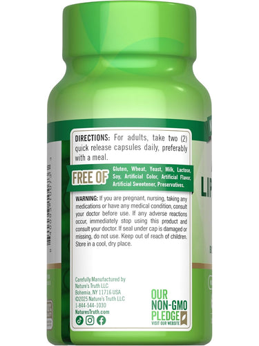 Ácido Alfa Lipóico 600mg com Biotina