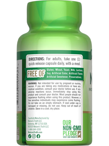 Niacina 500 mg | Senza Arrossamento