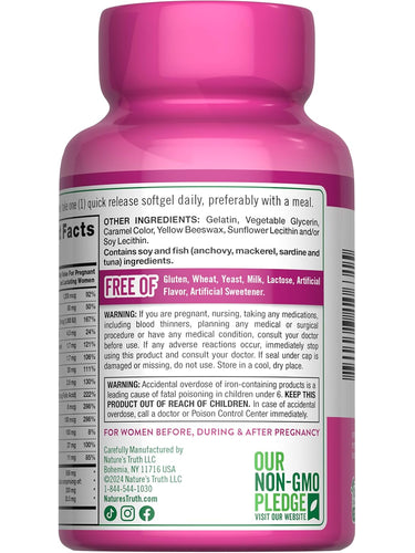Prenatal Vitamins & Minerals with DHA, Folic Acid