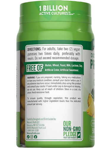 Probiotic plus Prebiotic Gummies (Delicious Tropical)