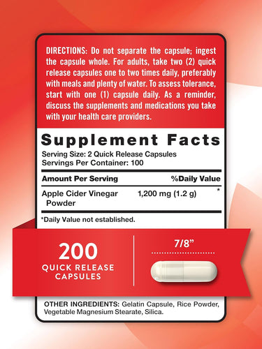 Apfelessig 1200 mg