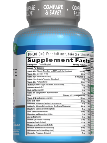 Multivitaminico Per Uomini Over 50