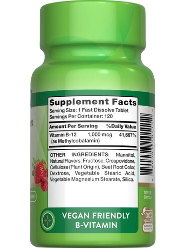 Vitamin B-12 1000 mcg Methylcobalamin
