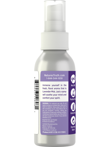 Spray de Niebla de Aceite Esencial de Lavanda