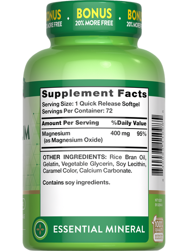 Magnesium 400 mg | Extra Strength