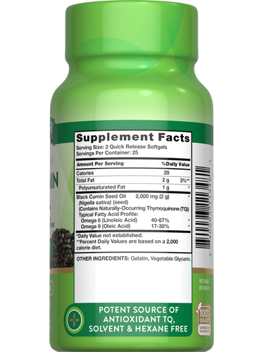 Black Cumin Seed Oil 2000 mg