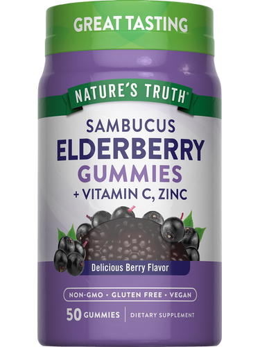 Sambucus Black Elderberry with Vitamin C, Zinc
