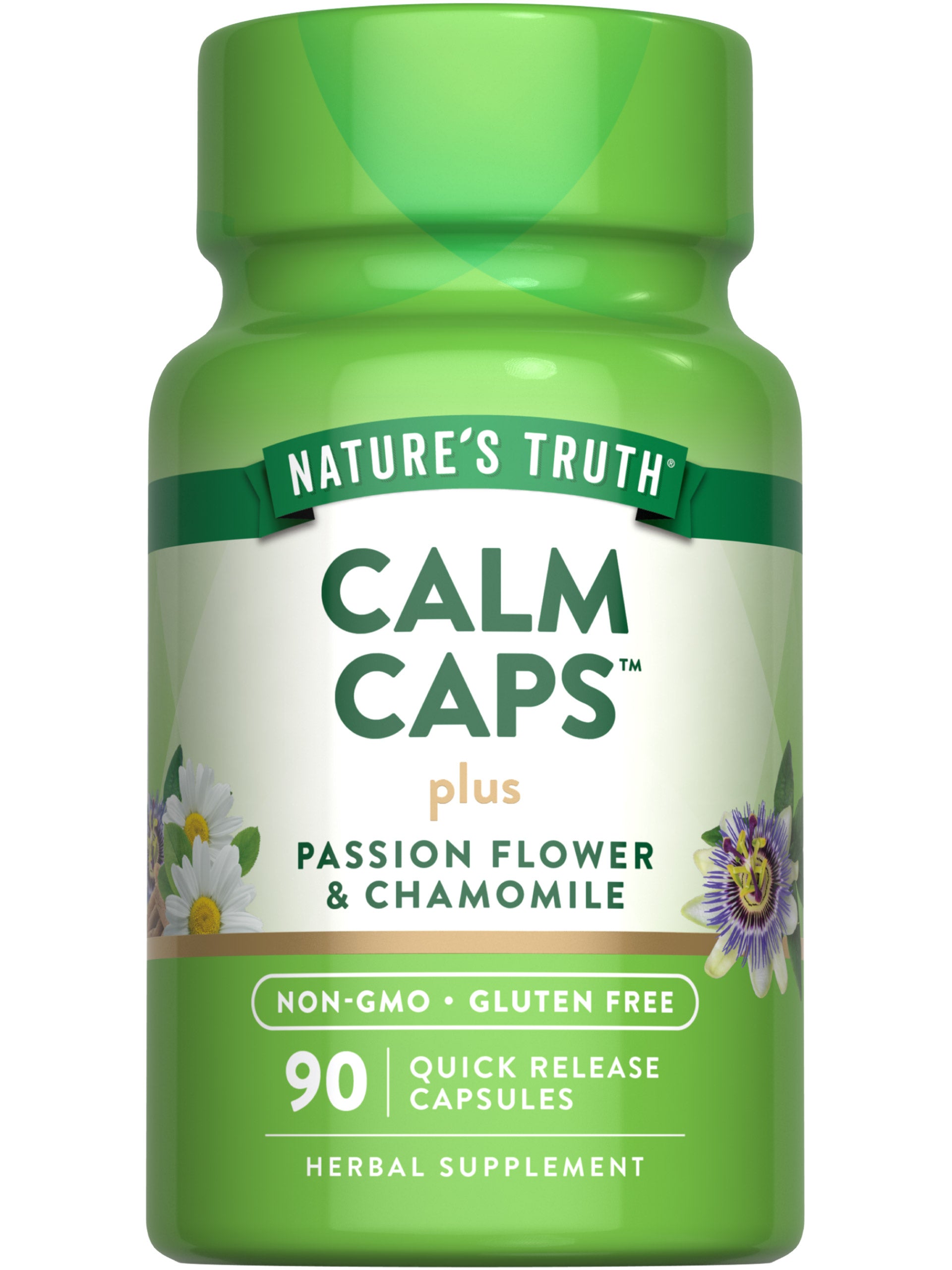 Calm Caps with Passion Flower & Chamomile