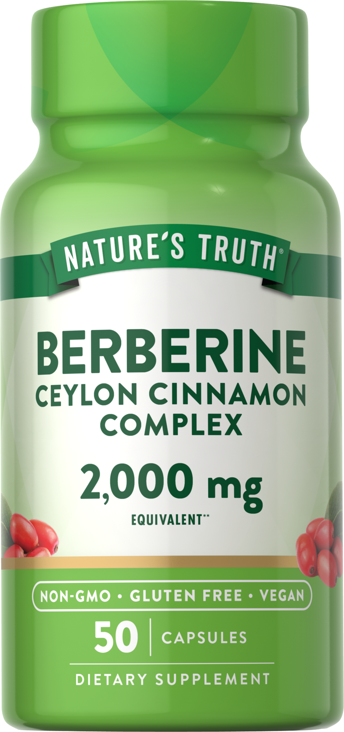 Berberine with Ceylon Cinnamon Complex 2,000mg