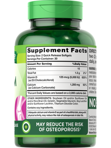 Calcium 1,200 mg + D3