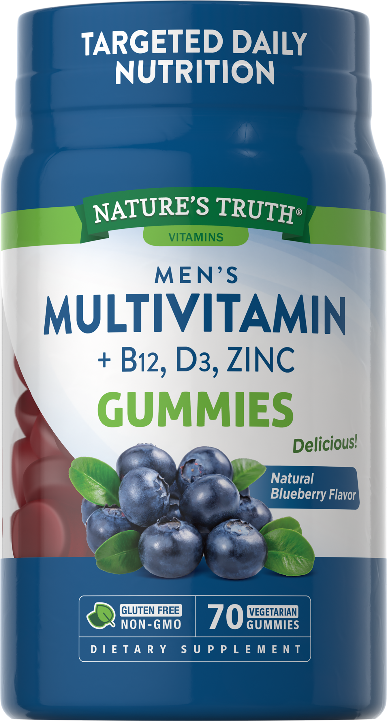 Men's Multivitamin with B-12, D3, Zinc