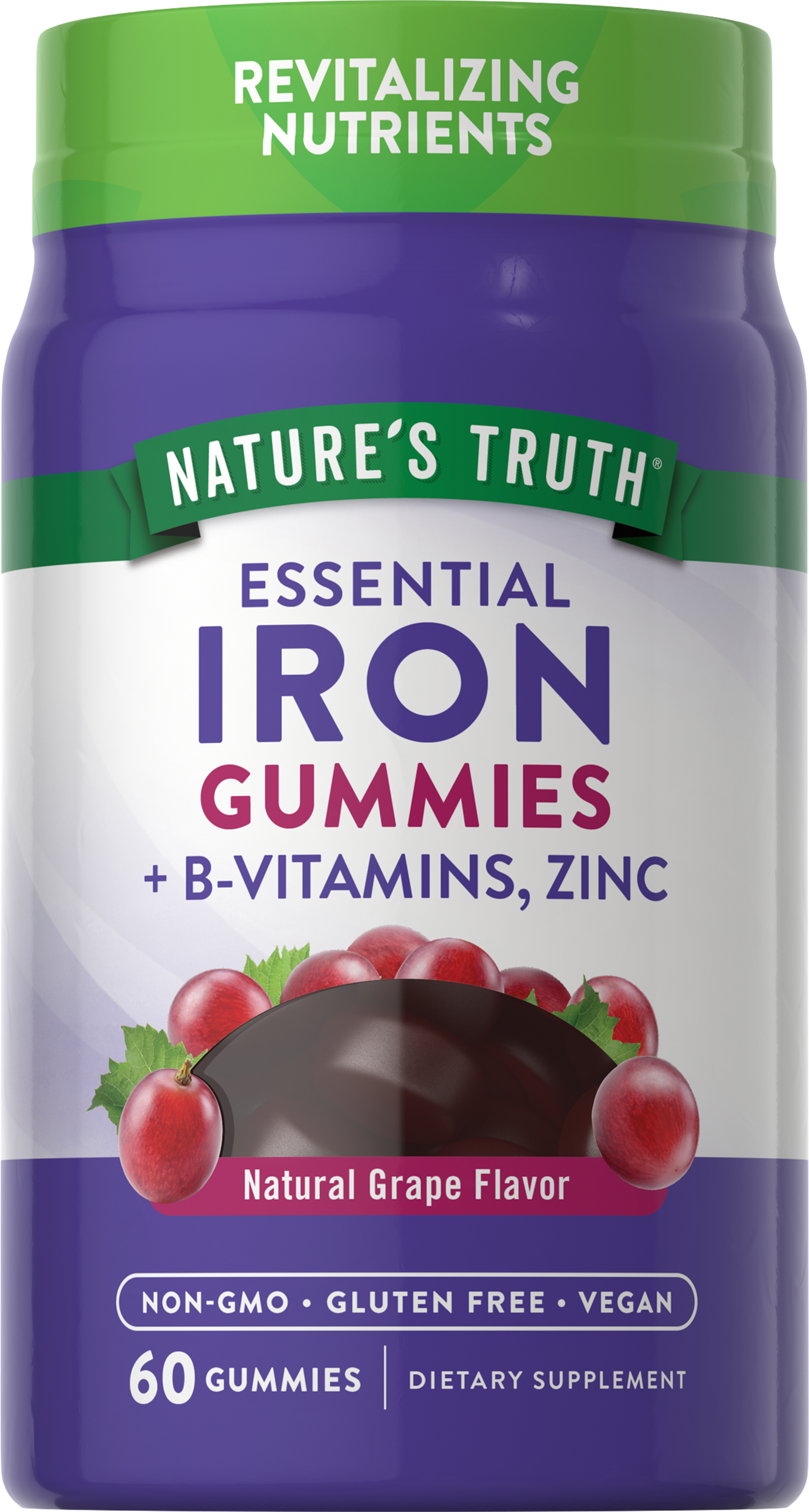 Iron with B-Vitamins, Zinc