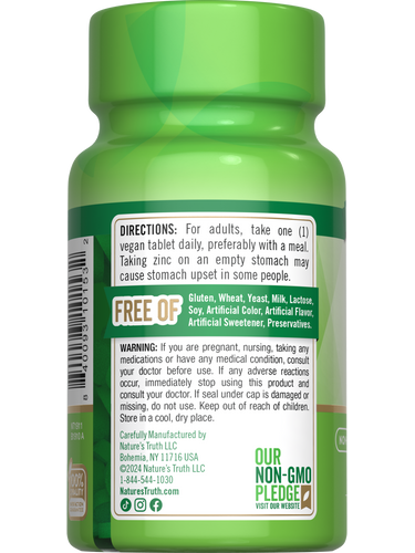 Zinc Gluconate 50 mg | Chelated