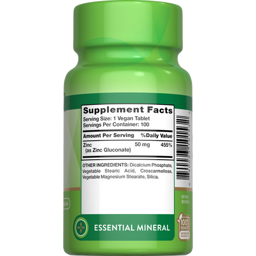 Chelated Zinc Gluconate 50 mg