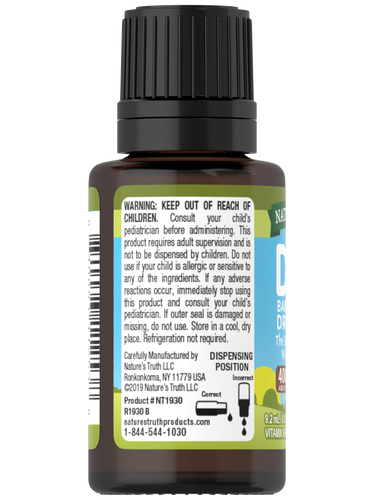 Vitamin D3 Baby Liquid Drops 400 IU (10 mcg)