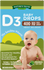 Gouttes Liquides de Vitamine D3 pour Bébé 400 UI (10 mcg)
