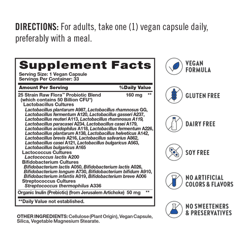 Probiotique Digestif Quotidien - 50 Milliards