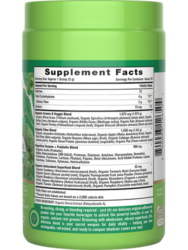 Enzimi Digestivi & Miscela Prebiotica di Verdure Organiche