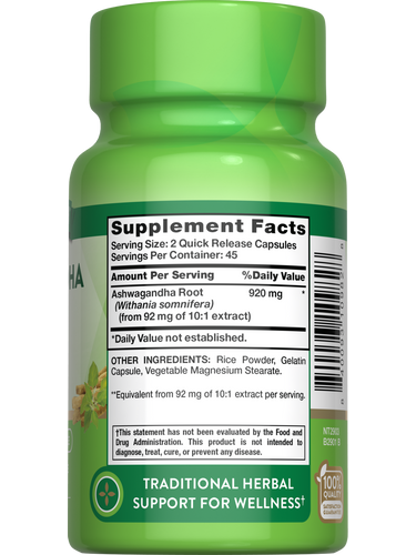 Ashwagandha Root 920 mg