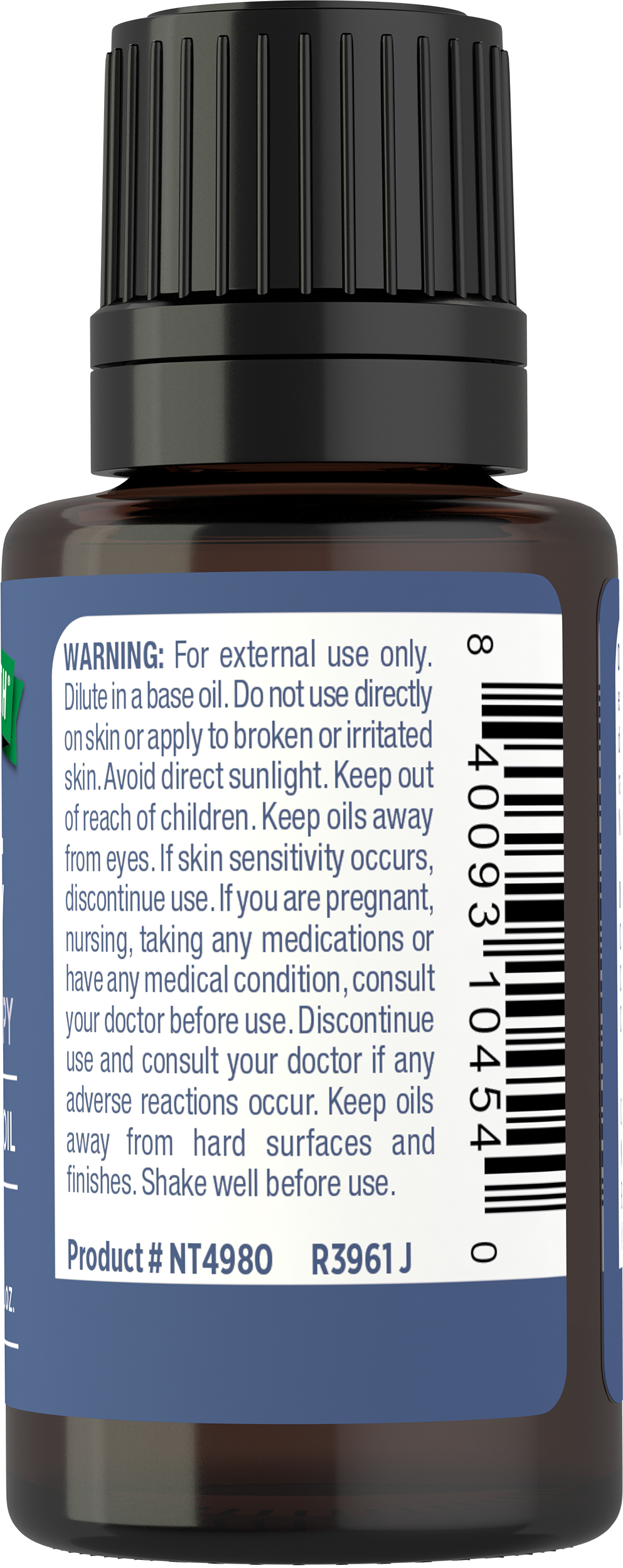 NT Mental Clarity Oil 15 mL bottle for enhancing focus and clarity.