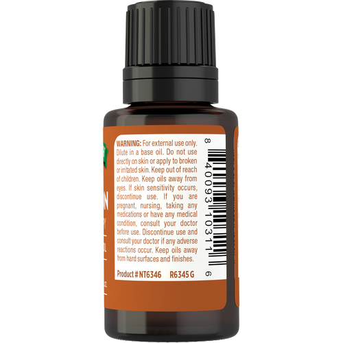 Nature's Truth Cinnamon Oil 15 mL bottle for aromatherapy and wellness use.