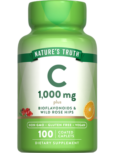 Vitamin C 1000 mg with Bioflavonoids, Rose Hips