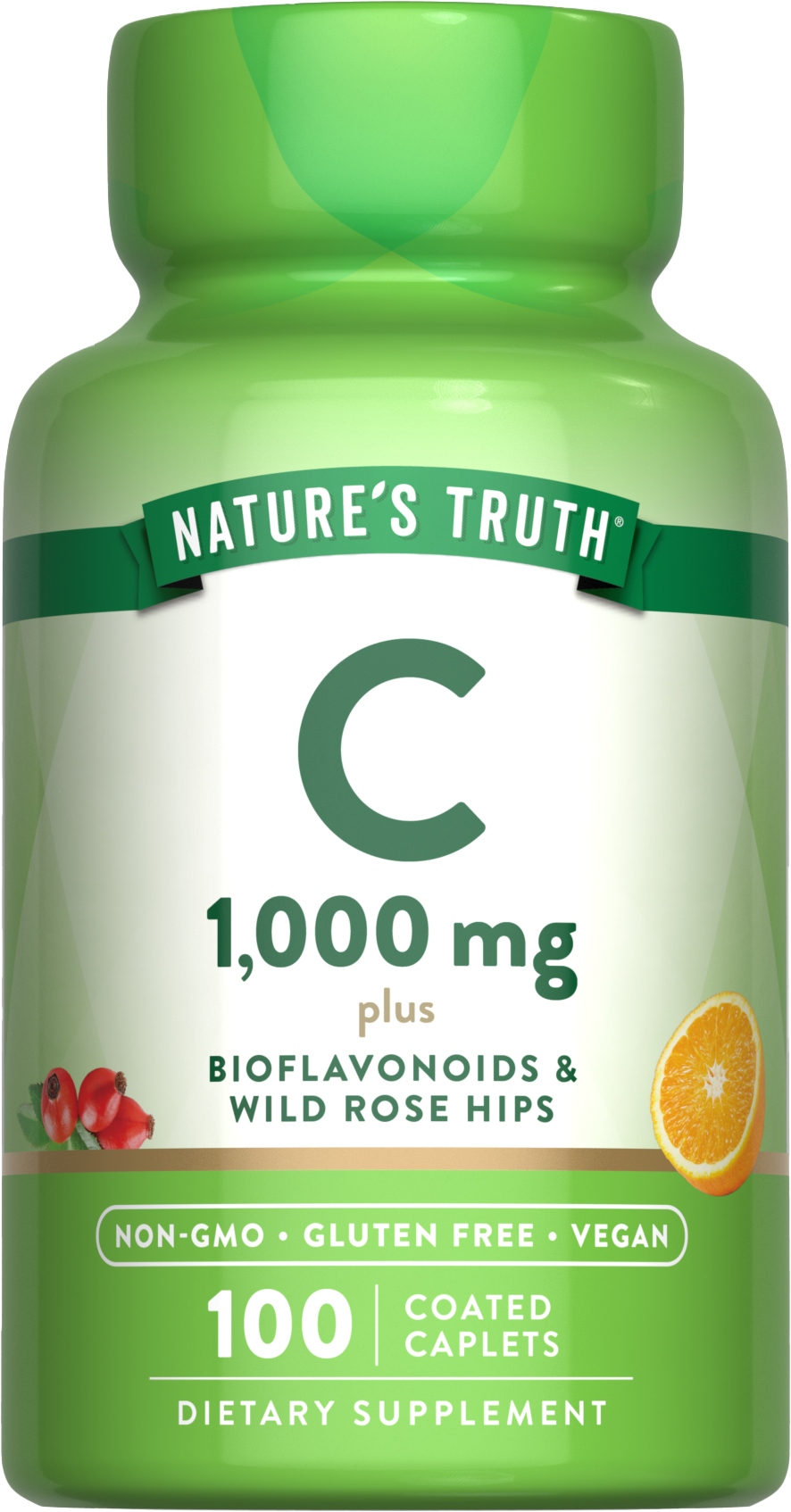 Vitamin C 1000 mg with Bioflavonoids, Rose Hips