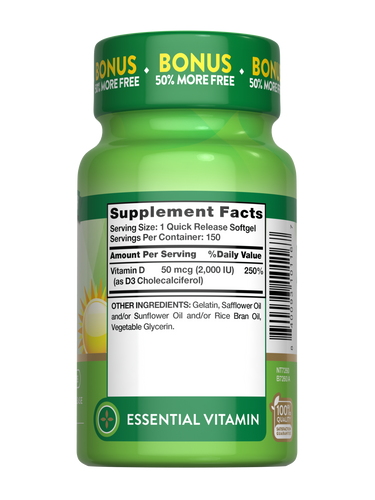 Vitamine D3 2000 UI (50 mcg)