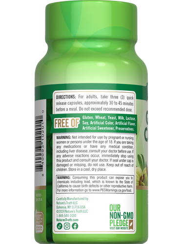 Garcinia Cambogia 3000 mg with Chromium