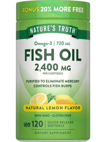 Fischöl 2400 mg | Zitronengeschmack
