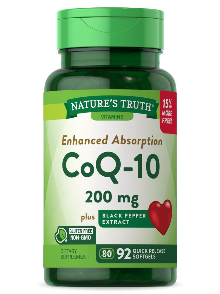 CoQ-10 200 mg with Black Pepper