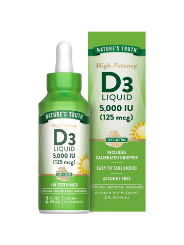 Vitamin D3 5000 IU (125 mcg) Liquid