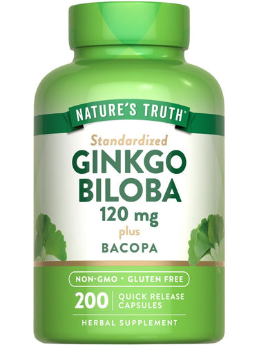 Ginkgo Biloba Extrakt 120 mg mit Bacopa
