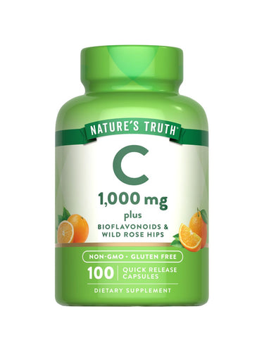 Vitamina C 1000 mg com Bioflavonoides e Rosa Mosqueta
